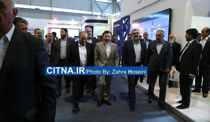 گزارش تصویری سیتنا/ بازدید چندین ساعته‌ی وزیر ارتباطات از نمایشگاه ایران تلکام ۲۰۱۶