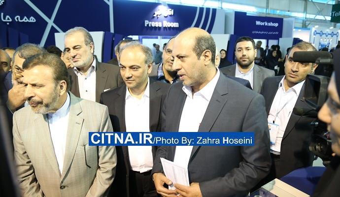 گزارش تصویری سیتنا/ بازدید چندین ساعته‌ی وزیر ارتباطات از نمایشگاه ایران تلکام ۲۰۱۶