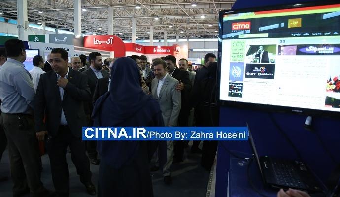گزارش تصویری سیتنا/ بازدید چندین ساعته‌ی وزیر ارتباطات از نمایشگاه ایران تلکام ۲۰۱۶