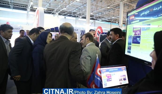 گزارش تصویری سیتنا/ بازدید چندین ساعته‌ی وزیر ارتباطات از نمایشگاه ایران تلکام ۲۰۱۶