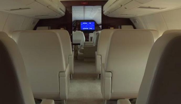 هواپیمای شخصی گران قیمت دونالد ترامپ (+فیلم و تصاویر)