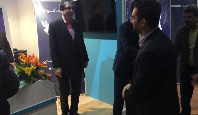 ارائه گزارش مدیران آسیاتک به مدیرعامل شرکت ارتباطات زیرساخت در الکامپ