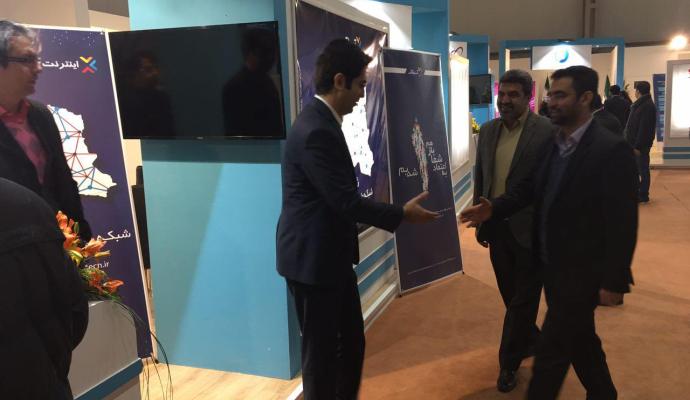 ارائه گزارش مدیران آسیاتک به مدیرعامل شرکت ارتباطات زیرساخت در الکامپ