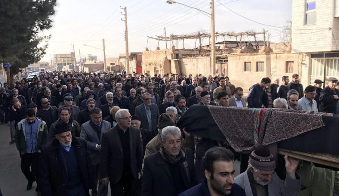 گزارش تصویری/ مراسم تشییع و اقامه نماز بر پیکر حاج غلامرضا فاتح