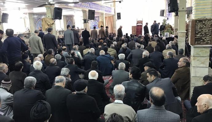 گزارش تصویری/ مراسم تشییع و اقامه نماز بر پیکر حاج غلامرضا فاتح