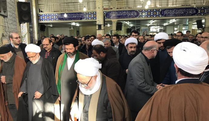 گزارش تصویری/ مراسم تشییع و اقامه نماز بر پیکر حاج غلامرضا فاتح