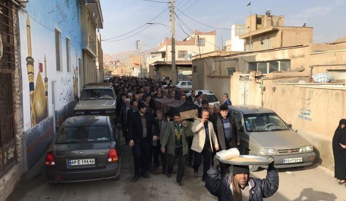 گزارش تصویری/ مراسم تشییع و اقامه نماز بر پیکر حاج غلامرضا فاتح