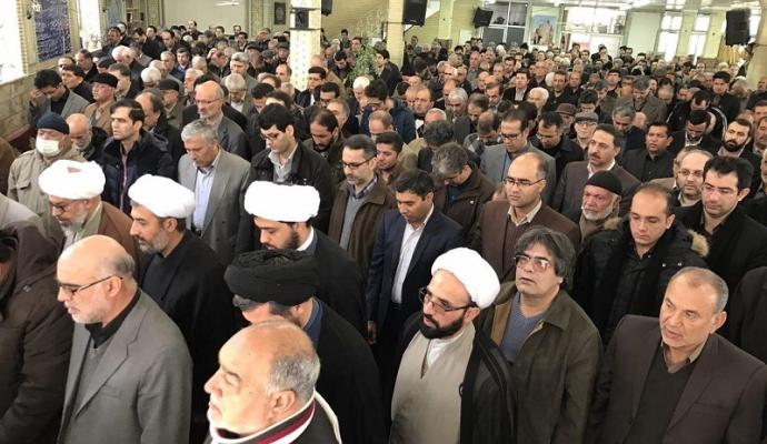 گزارش تصویری/ مراسم تشییع و اقامه نماز بر پیکر حاج غلامرضا فاتح