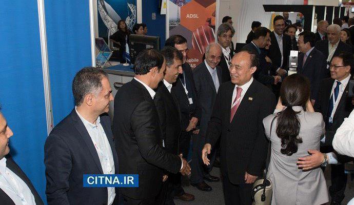 بازدید دبیرکل ITU و وزیر ICT کره جنوبی از پاویون ایران در نمایشگاه بوسان + تصاویر