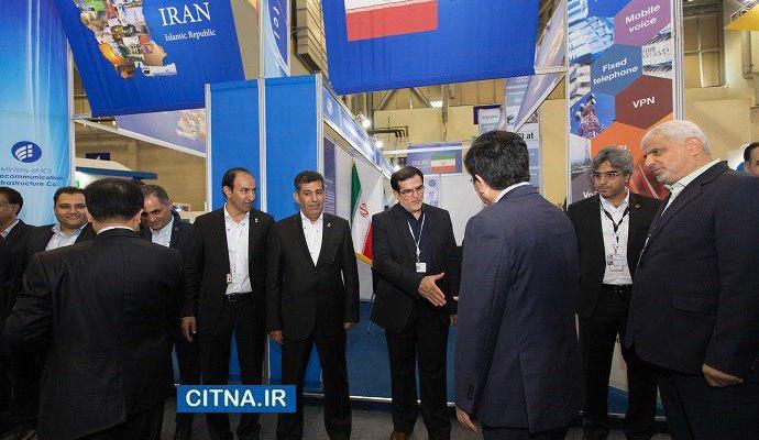 بازدید دبیرکل ITU و وزیر ICT کره جنوبی از پاویون ایران در نمایشگاه بوسان + تصاویر