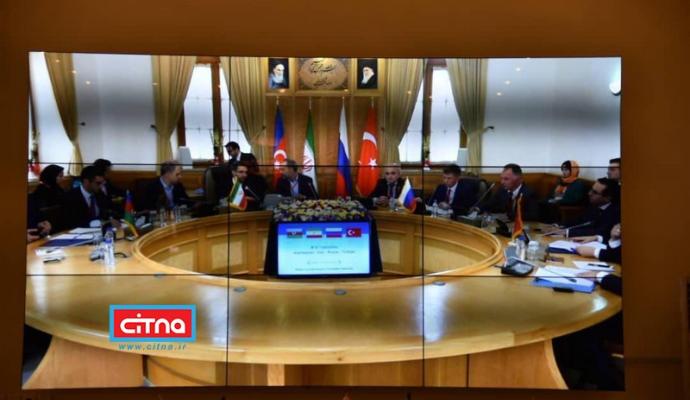گزارش تصویری/ آغاز اجلاس چهارجانبه‌ی وزرای ارتباطات ایران، روسیه، ترکیه و جمهوری آذربایجان در تهران