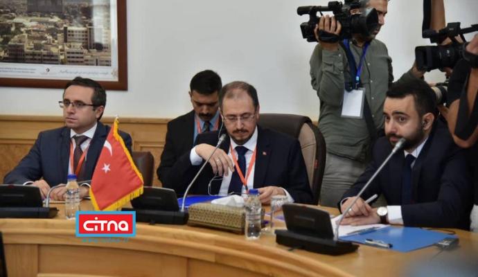 گزارش تصویری/ آغاز اجلاس چهارجانبه‌ی وزرای ارتباطات ایران، روسیه، ترکیه و جمهوری آذربایجان در تهران