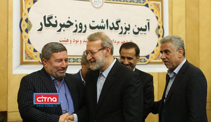 گزارش تصویری/ آیین تجلیل از خبرنگاران با حضور رئیس مجلس شورای اسلامی