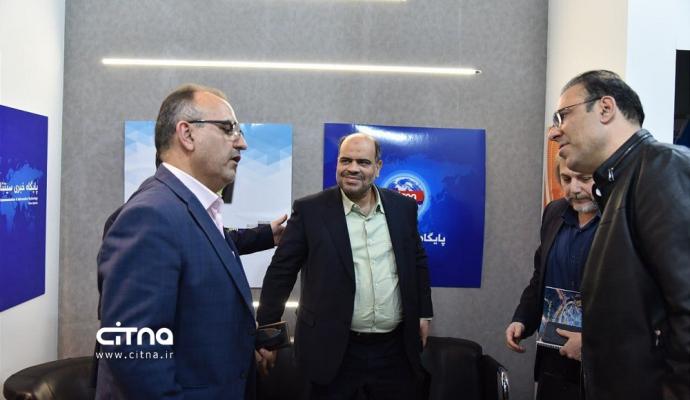 دیدار معاون منطقه آزاد کیش با مدیران عامل اپراتورهای اینترنتی و تلفن همراه در نمایشگاه تلکام