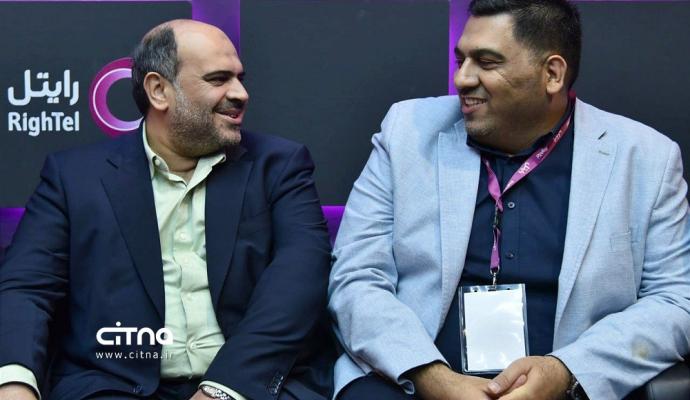 دیدار معاون منطقه آزاد کیش با مدیران عامل اپراتورهای اینترنتی و تلفن همراه در نمایشگاه تلکام