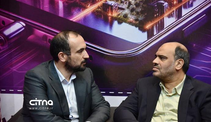 دیدار معاون منطقه آزاد کیش با مدیران عامل اپراتورهای اینترنتی و تلفن همراه در نمایشگاه تلکام