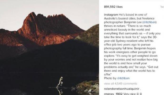 عکس های اینستاگرام با لایک های میلیونی