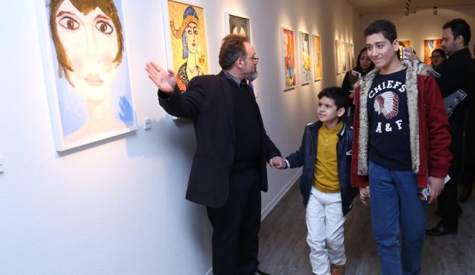 نخستین نمایشگاه نقاشی کودکان اتیسم، به همت سامسونگ برگزار می‌شود