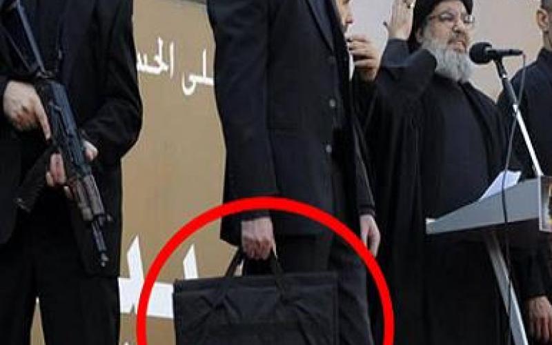 کیف همراه محافظ نصرالله خبرساز شد/عکس 