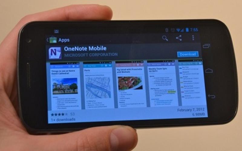 عرضه رایگان وان نوت برای تبلت‌های اندرویدی