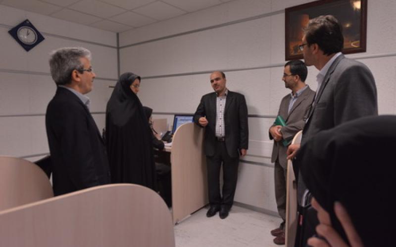 بازدید هیات بازرسی وزارت کشور از سامانه پاسخگویی 195