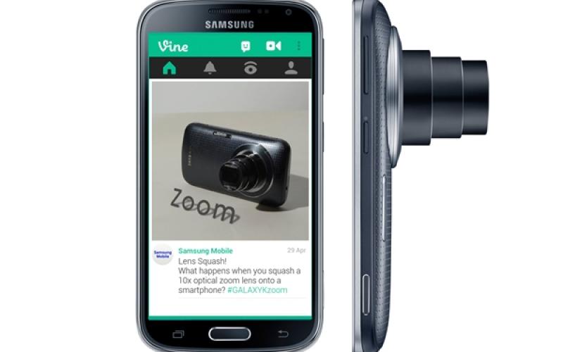 با Galaxy K Zoom حرفه‌ای عکس بگیرید، فیلم‌بردای کنید و به اشتراک بگذارید