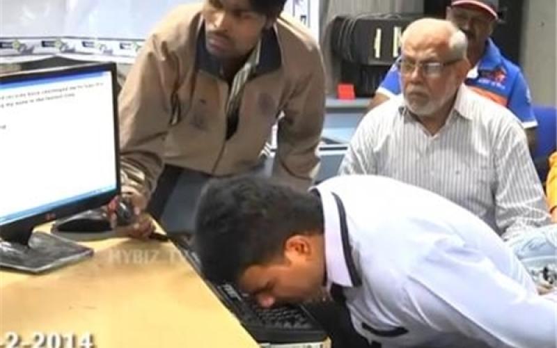 ثبت رکورد سرعت تایپ با بینی! + تصویر 