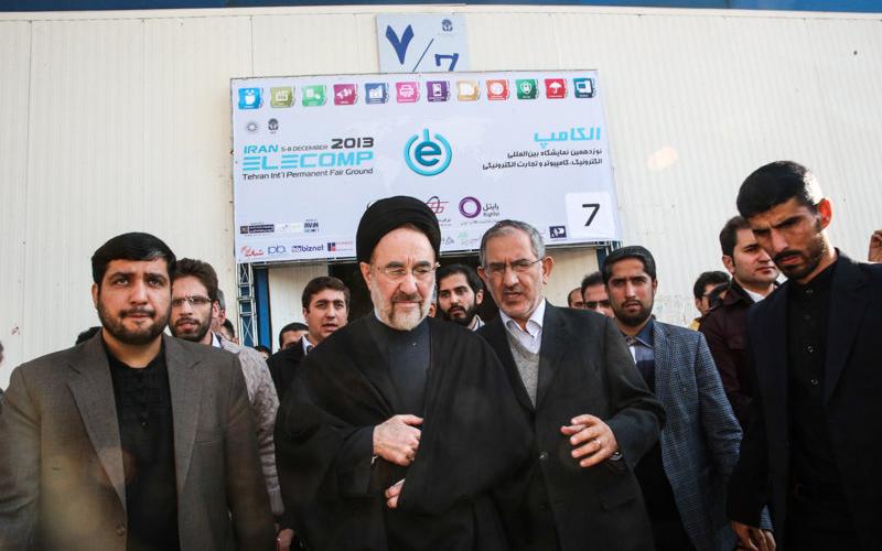 حضور سید محمد خاتمی در نوزدهمین نمایشگاه الکامپ 