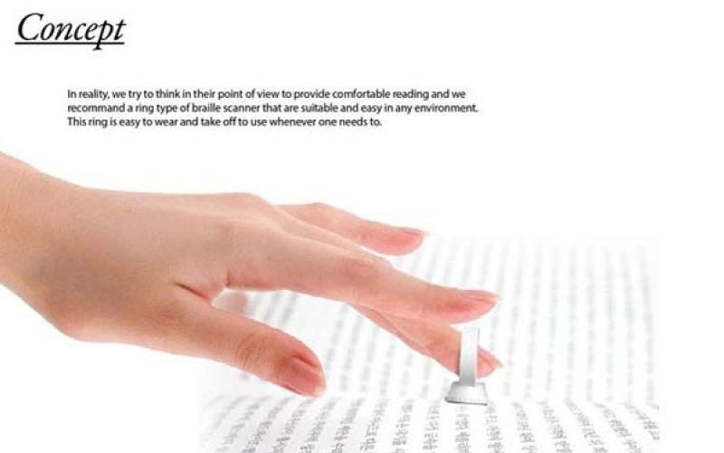 انگشتری کاربردی ویژه‎ی نابینایان +تصاویر