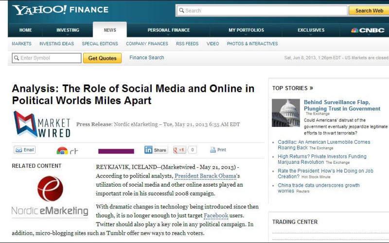 انعکاس فعالیت مجازی هواداران قالیباف در یاهو