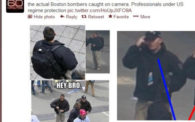 تلاش گروهی از فعالان اینترنتی برای معرفی مظنونان اصلی بمب‎گذاری بوستون+ تصاویر