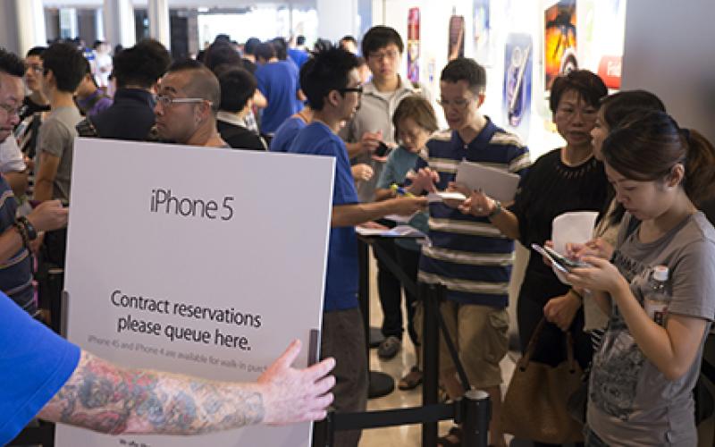 "اپل" اولین تولیدکننده‎ی گوشی موبایل در ژاپن شد