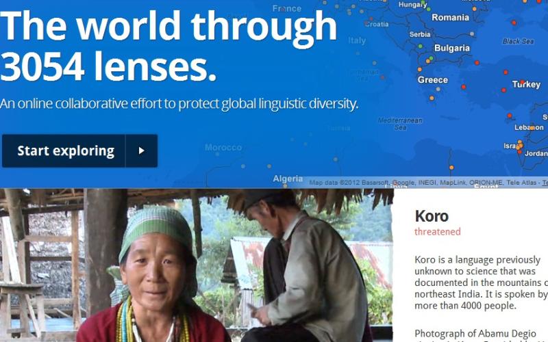 امکان دسترسی به اطلاعات زبان‎های در حال انقراض دنیا با کلیک روی نقشه 