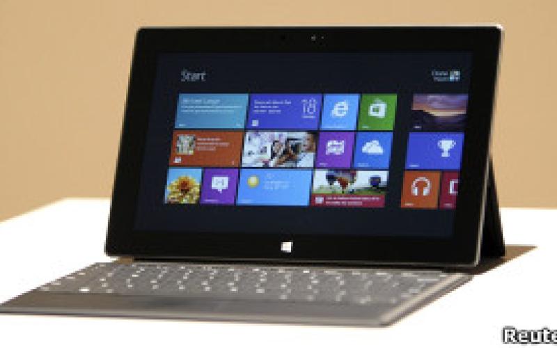 عرضه‎ی اولین تبلت مایکروسافت به بازار + عکس