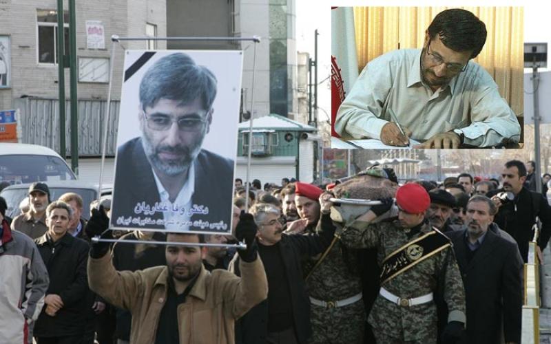 پیام تسلیت دکتر احمدی‌نژاد به مناسبت درگذشت دکتر غفاریان 