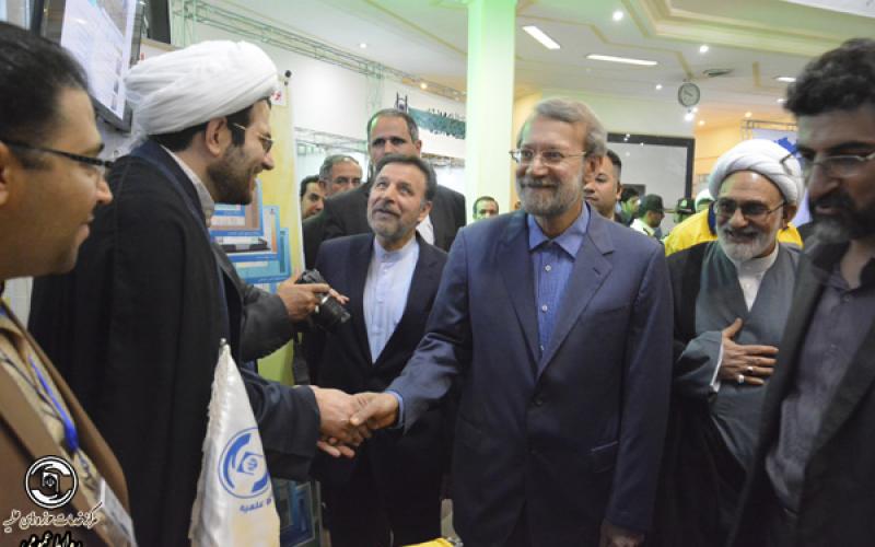 بازدید رئیس مجلس از سامانه اینترنتی مرکز خدمات حوزه های علمیه 