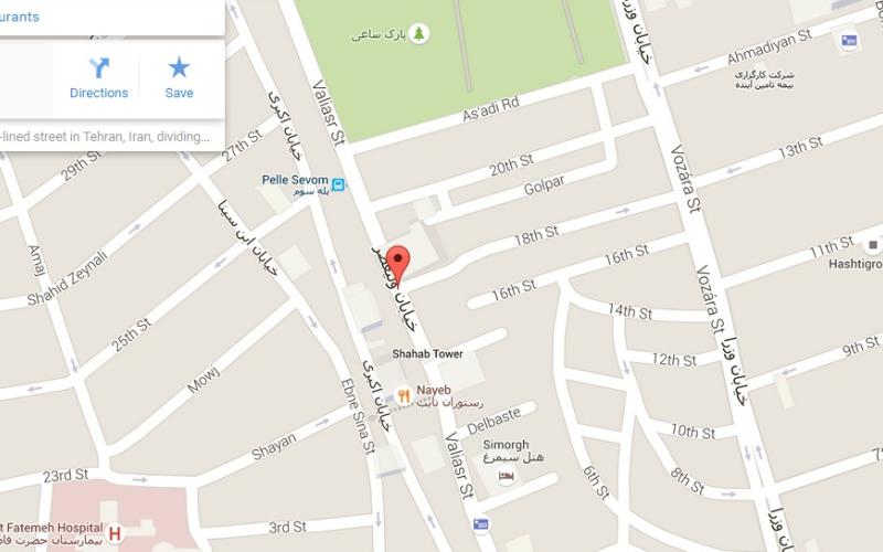 شیطنت گوگل در تغییر نام خیابان ولیعصر (عج)