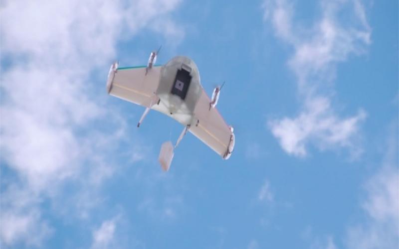  گوگل بصورت مخفیانه در حال کار بر روی سیستم تحویل بسته با پهپاد خود بوده است