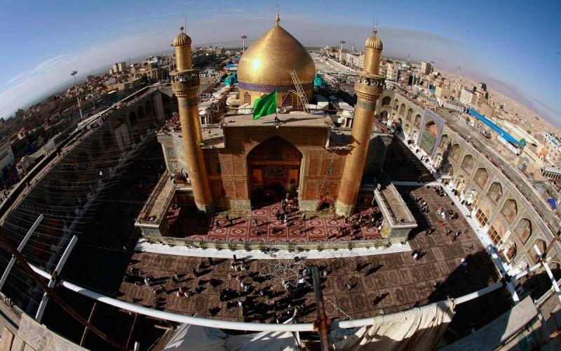  ویدیو / حرم امیرالمومنین (ع) از نگاه ماهواره خیام
