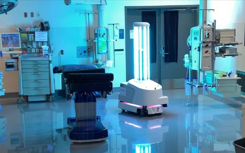 استفاده از نور فرابنفش جهت ضدعفونی بیمارستان‌های کرونایی