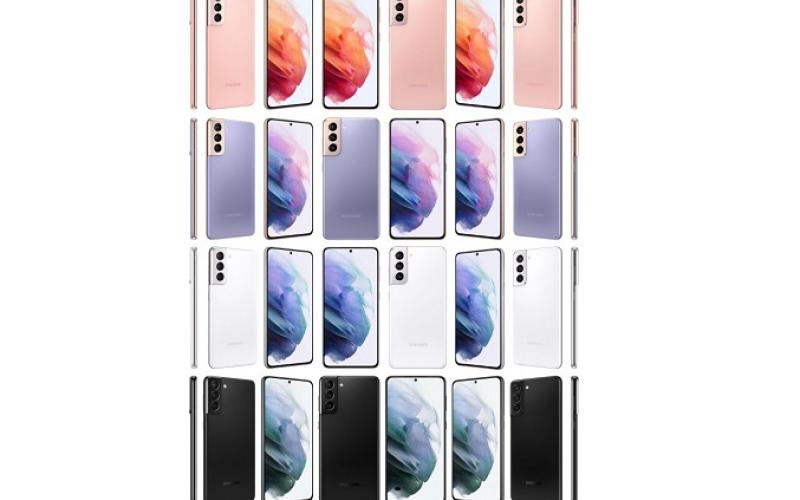 عرضه‌ی Galaxy S21 سامسونگ با چهار رنگ