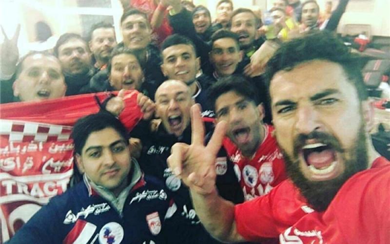 سلفی تراکتوری‌ها بعد از برد مقابل استقلال