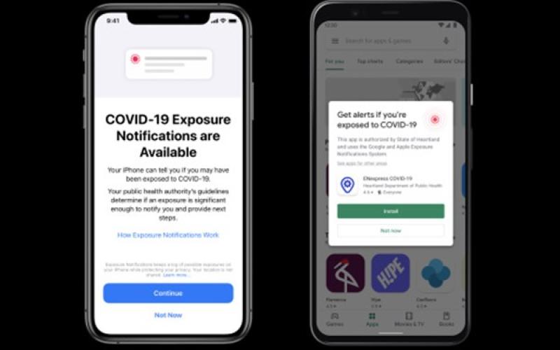 سیستم ردگیری کرونای اپل بدون نصب اپلیکیشن