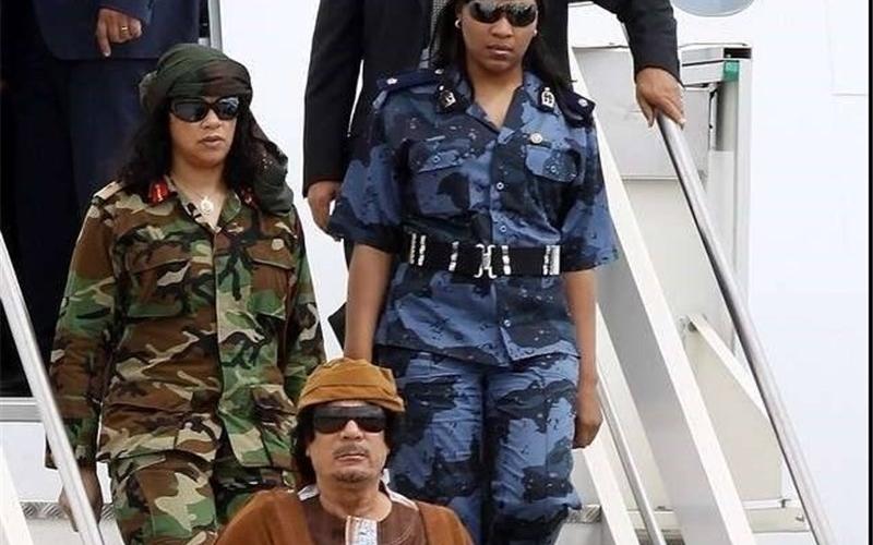 افشای هنجارشکنی محافظان زن قذافی در مسکو!