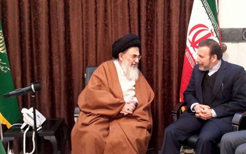 دکتر واعظی به دیدار حضرت آیت الله دستغیب رفت 