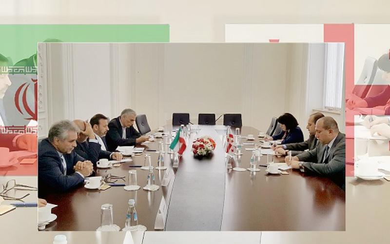 دیدار ارتباطاتی وزیر ارتباطات ایران و وزیر خارجه‌ی گرجستان