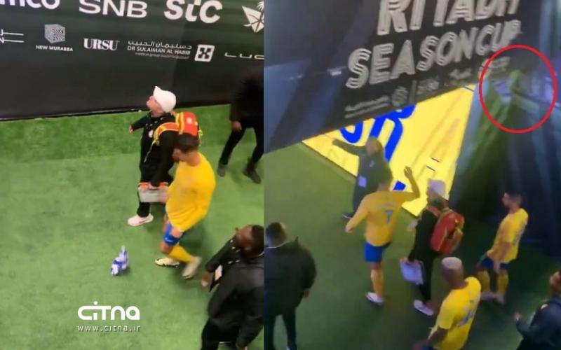 جنجال‌آفرینی غیراخلاقی رونالدو در دیدار مقابل الهلال +عکس