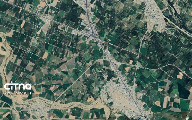 تصویر ماهواره‌ای | ماهواره شرکت مکسار - میاندوآب