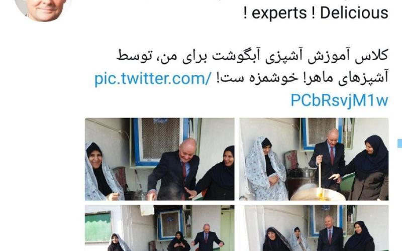 توییت سفیر آلمان درباره‌ی «آبگوشت» 