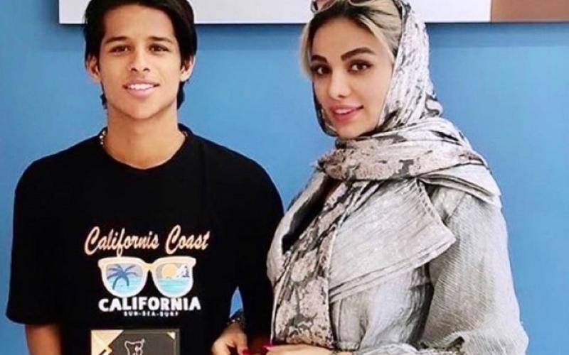 عکس جدید و جالبی از مهدی قایدی در کنار همسرش